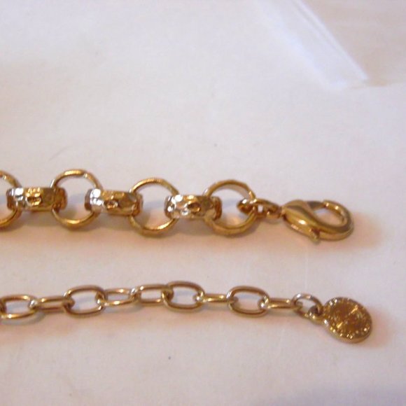 R. J, Graziano "Floral Exotica" Bead and Leaf Charm Necklace - Picture 4 of 5